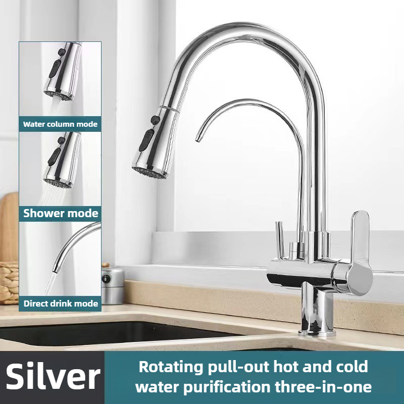 Commercial Kitchen Sprayer - Commercial Kitchen Faucet with Dual Function