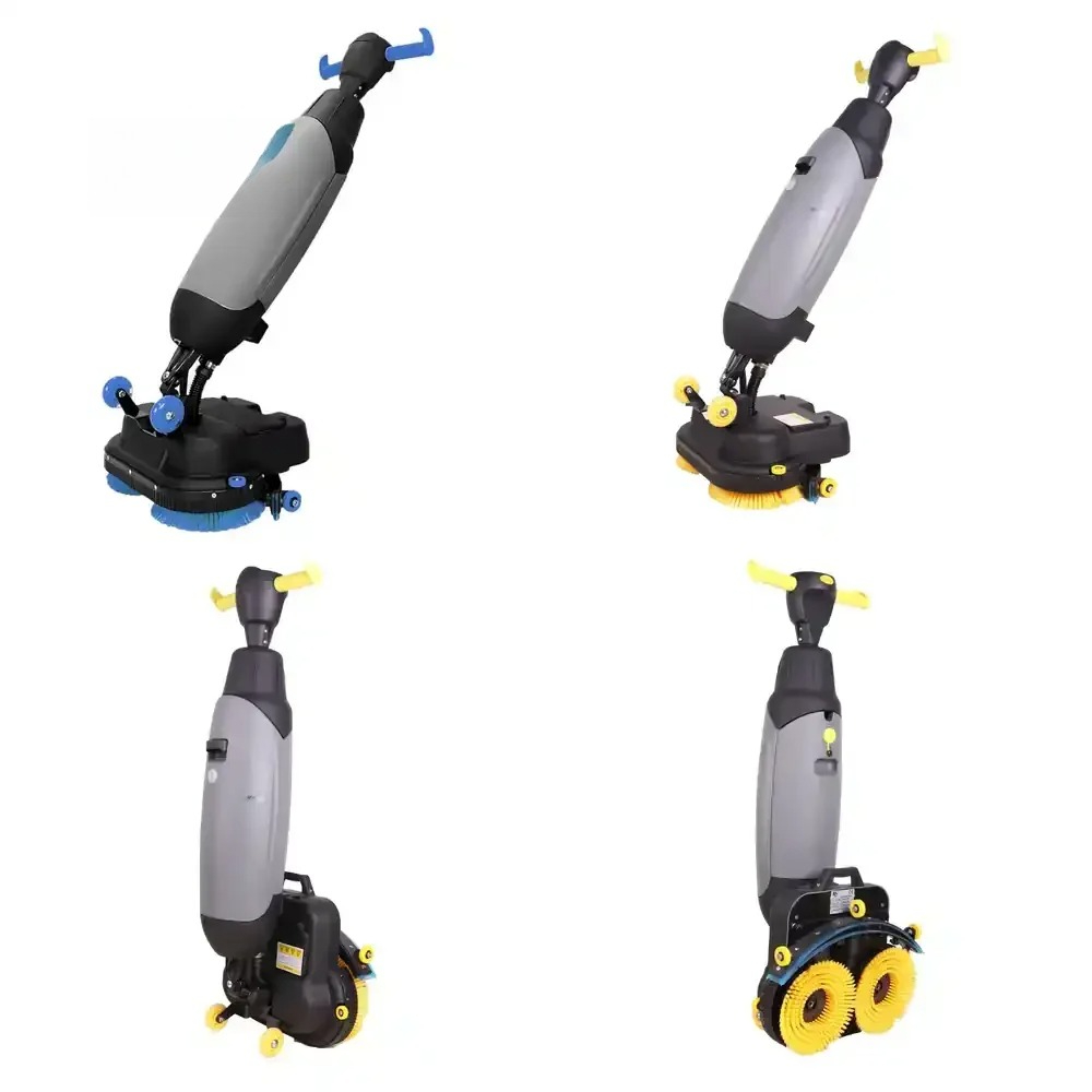 Commercial Kitchen Tile Flooring - Commercial Dual Brush Floor Scrubber 16