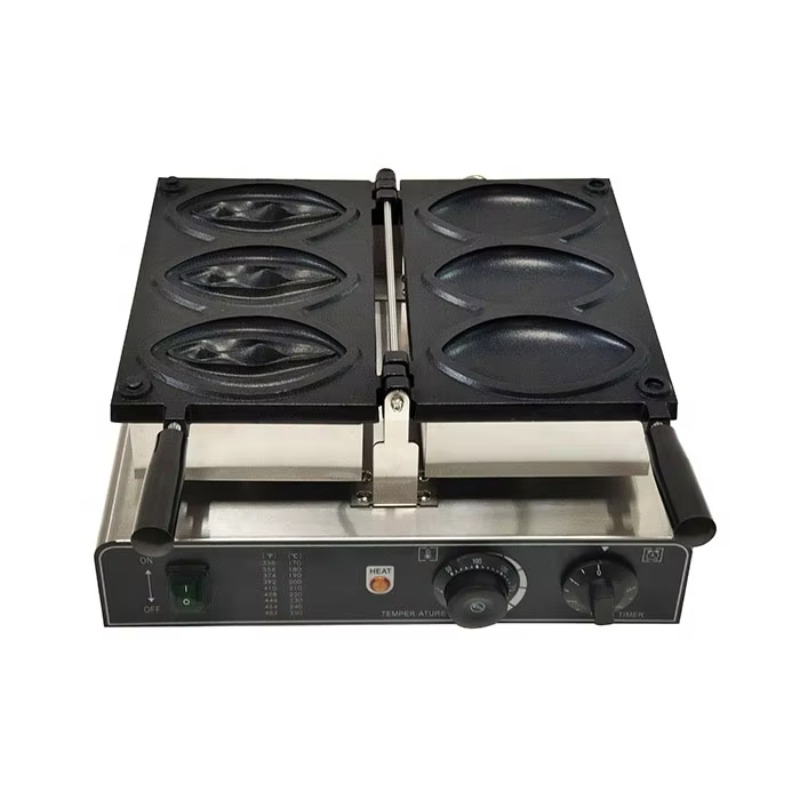Waffle Maker Commercial - Commercial Snack Food Baker 3 Pcs