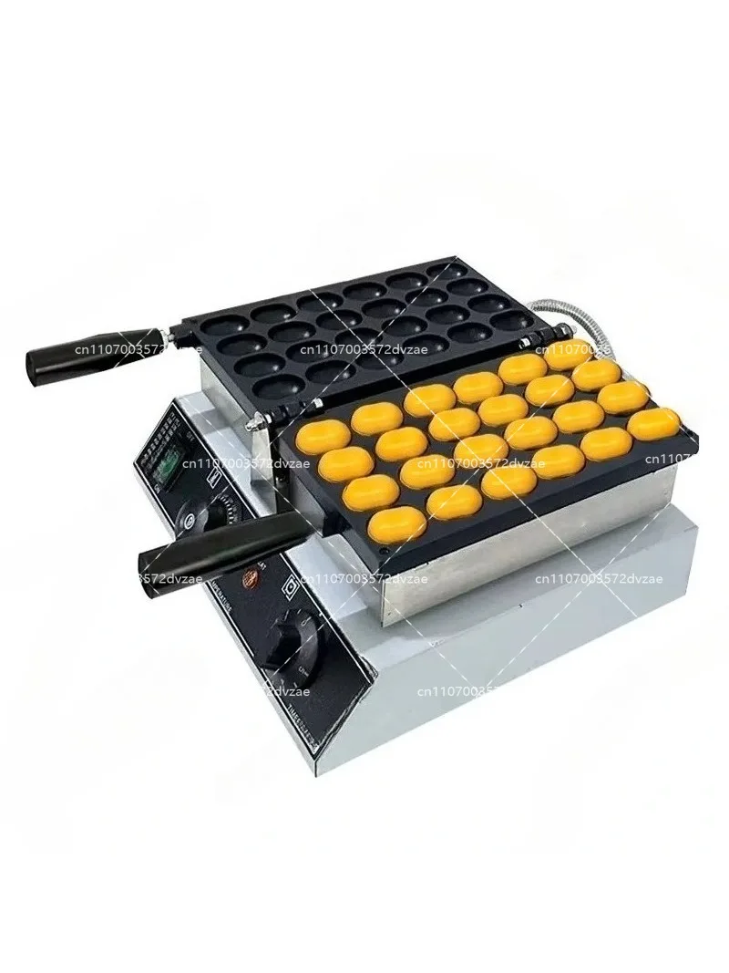 Waffle Maker Commercial - Mini Oval Egg Waffle Maker Non-Stick