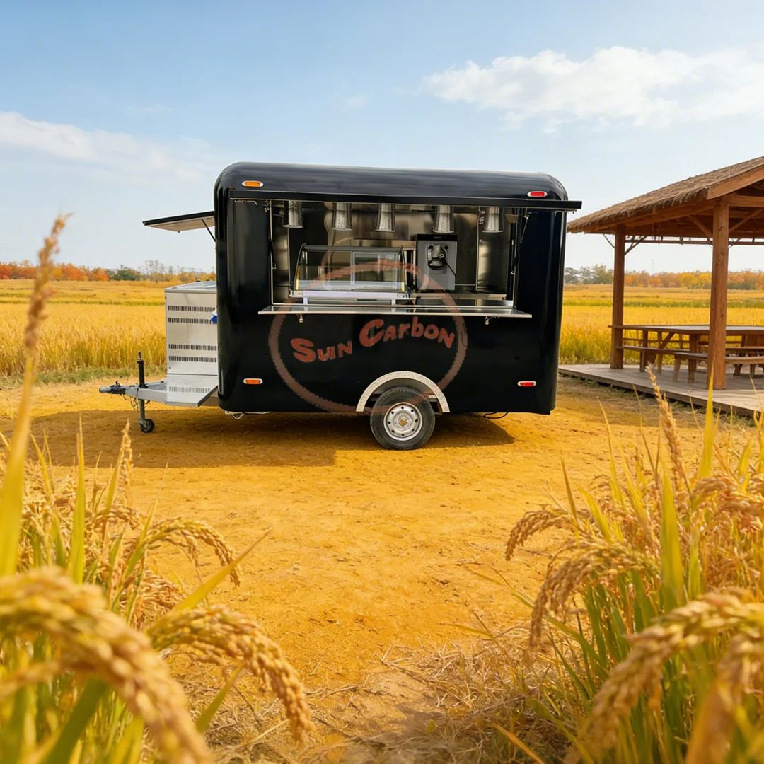 Commercial Kitchen Interior - Commercial Fiberglass Food Cart with Stainless