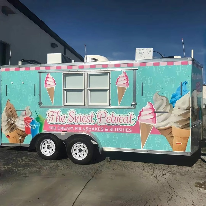 USA Approved Custom Food Trail - огляд і ціна Commercial Kitchen Trailer