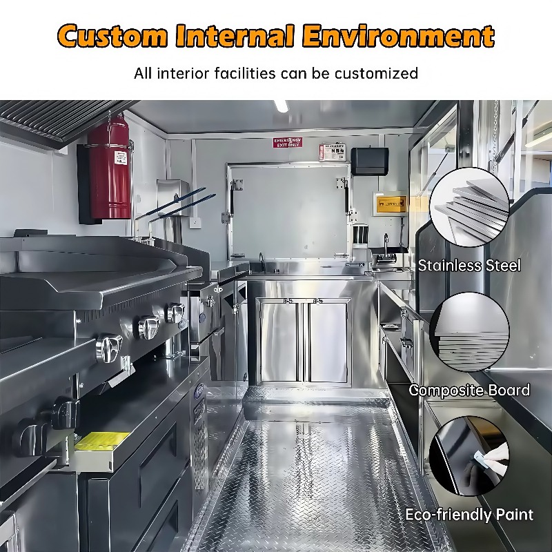 USA Approved Custom Food Trail - огляд і ціна Commercial Kitchen Trailer