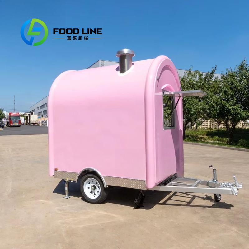 Customized Vintage Pink Mini F - огляд і ціна Commercial Kitchen Trailer