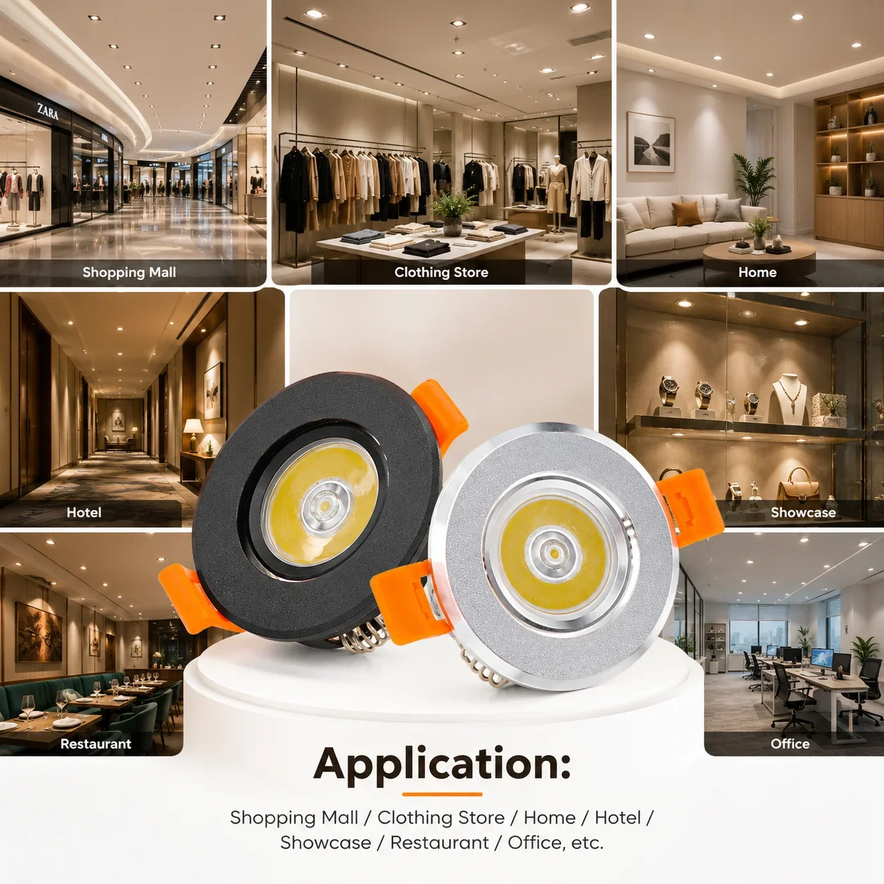 JOYINLED Adjustable LED Recess - огляд і ціна Commercial Kitchen Ceiling