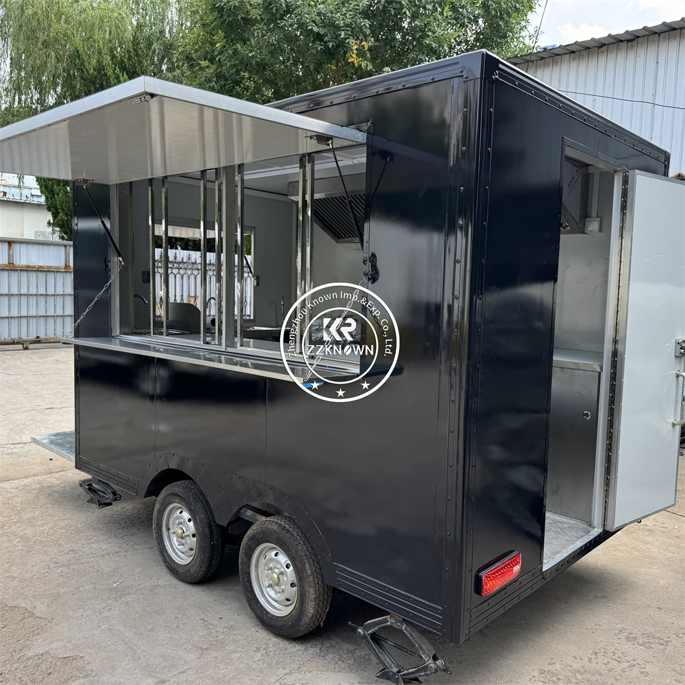 Factory Built Fast Food Truck  - огляд і ціна Commercial Kitchen Trailer