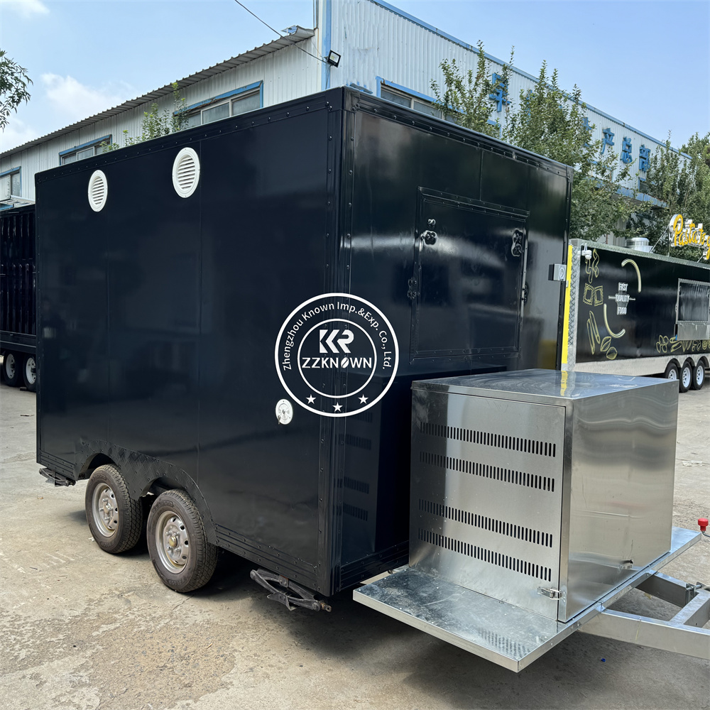 Factory Built Fast Food Truck  - огляд і ціна Commercial Kitchen Trailer