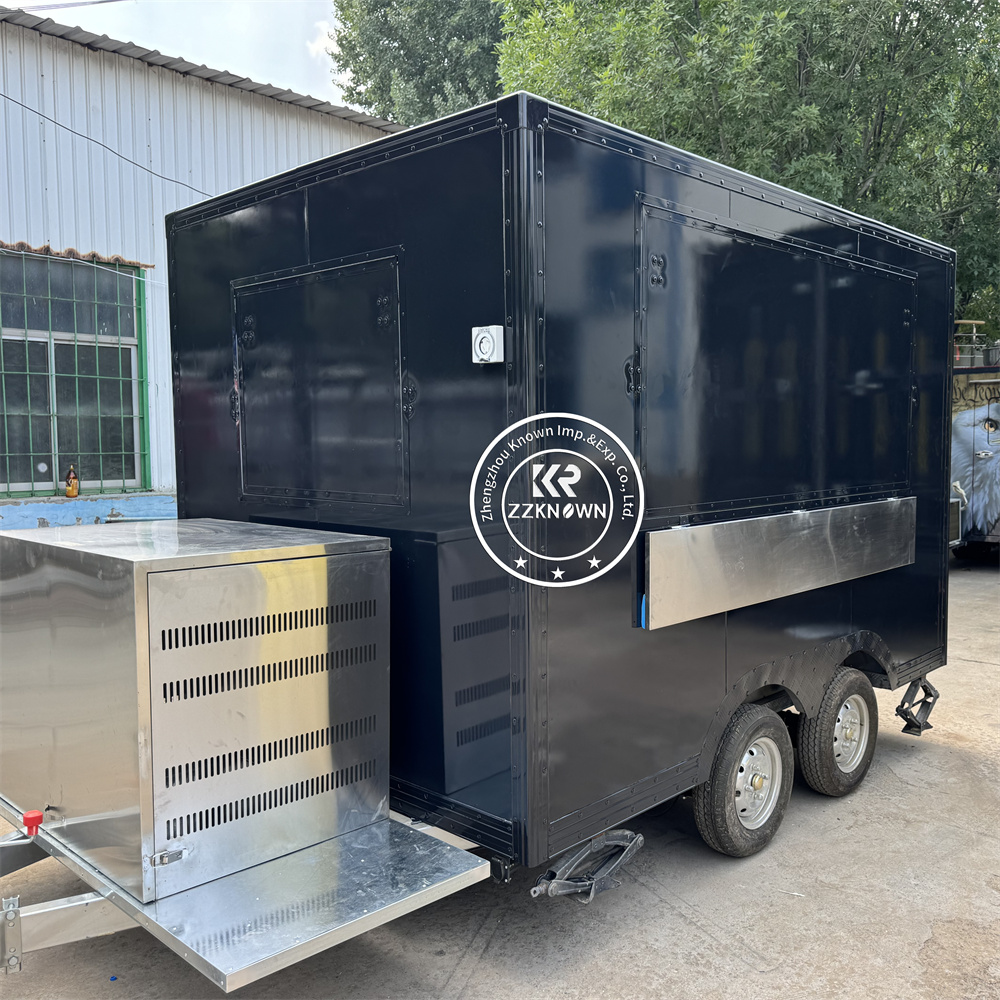 Factory Built Fast Food Truck  - огляд і ціна Commercial Kitchen Trailer