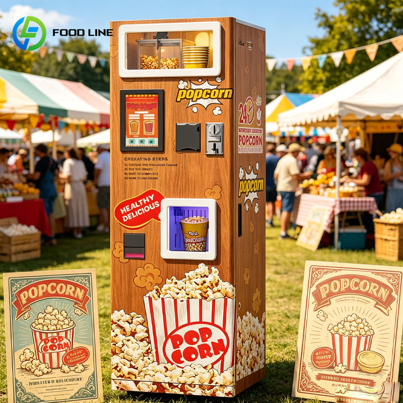 Popcorn Vending Machine Commer - огляд і ціна Commercial Popcorn Machine