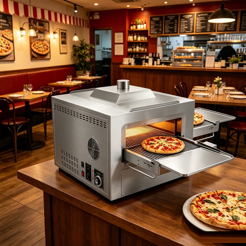 Commercial Gas Pizza Oven with - огляд і ціна Pizza Conveyor Oven