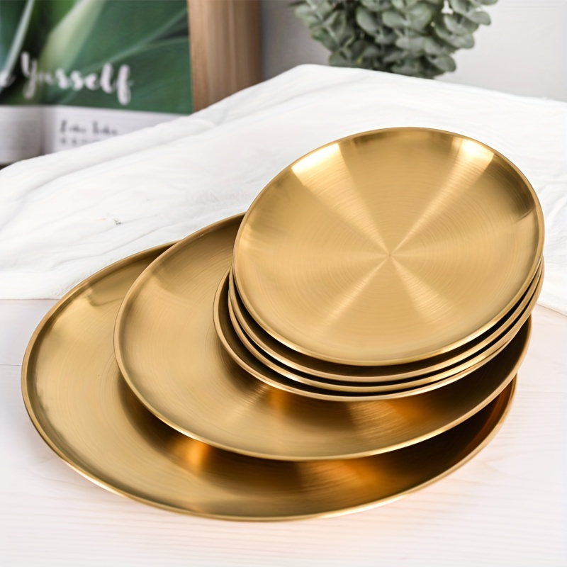 2pcs, Golden Pizza Plates, Sta - огляд і ціна Pizza Conveyor Oven
