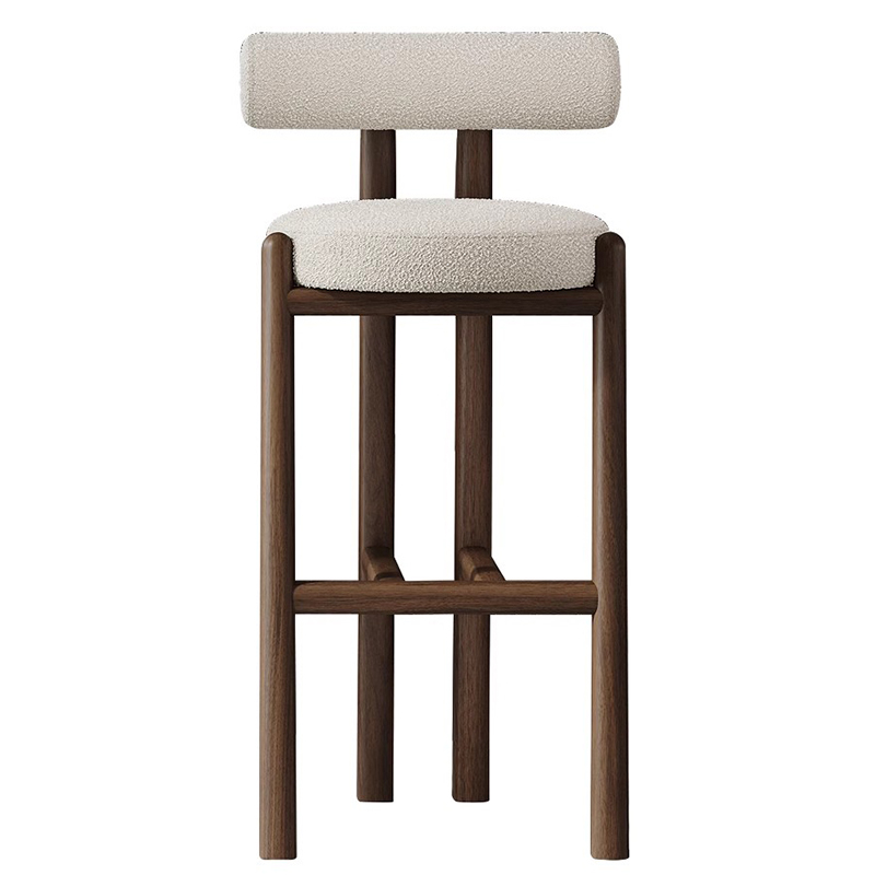 Modern Wood Backrest Bar Chair - огляд і ціна Commercial Kitchen Interior