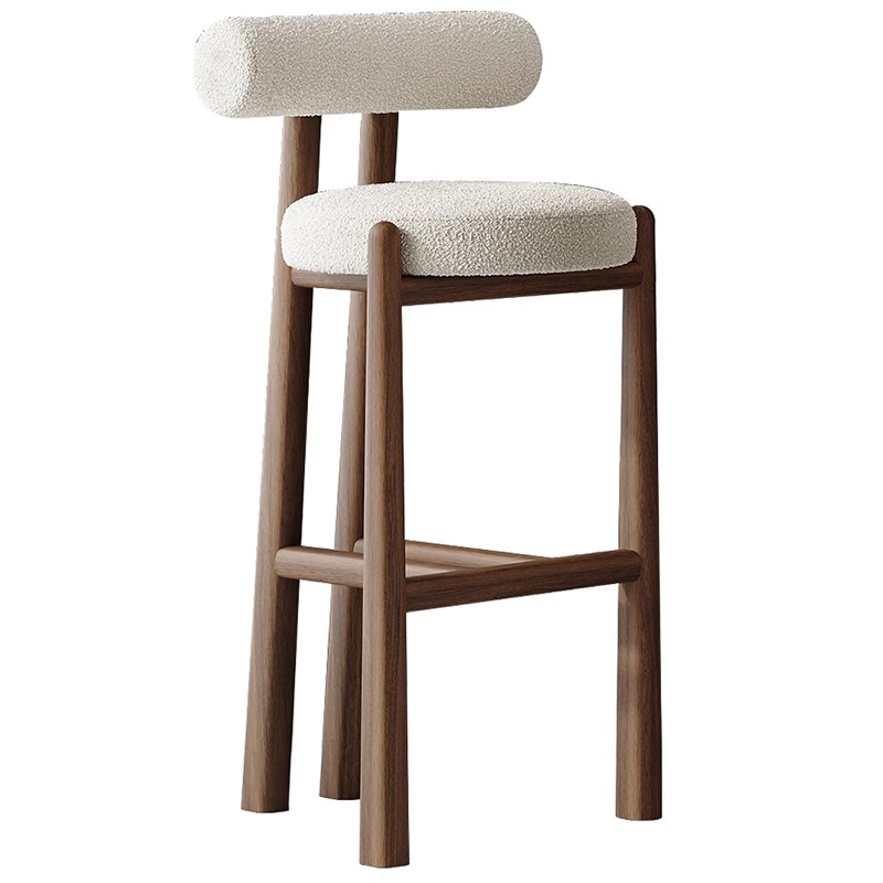Modern Wood Backrest Bar Chair - огляд і ціна Commercial Kitchen Interior