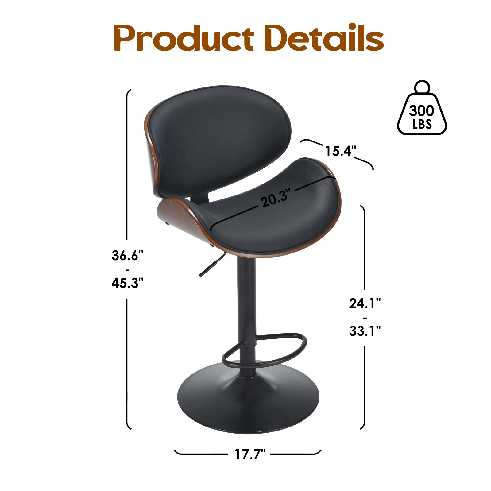 Farini Set of 2 Swivel Bar Sto - огляд і ціна Commercial Kitchen Set