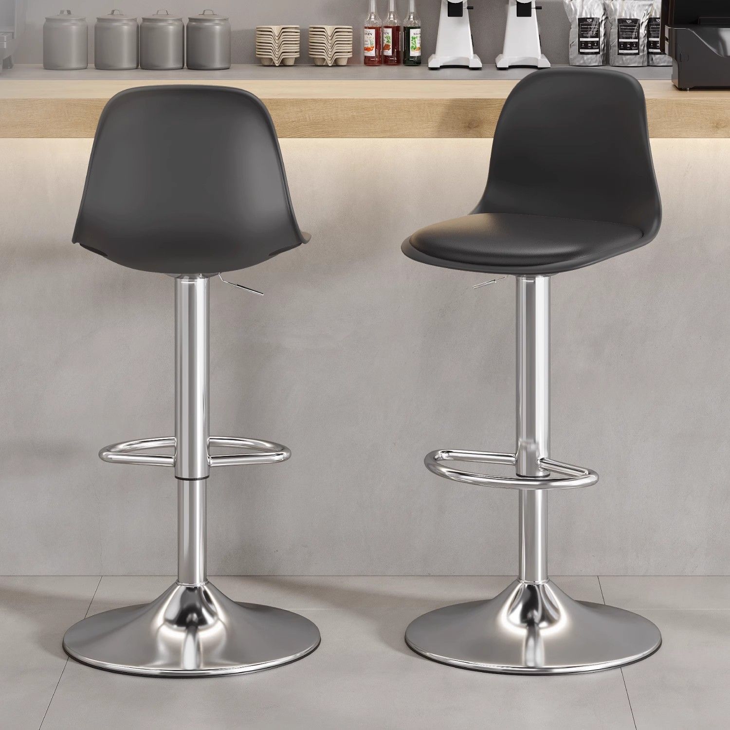 Elegant Modern Bar Chair Backr - огляд і ціна Commercial Kitchen Interior