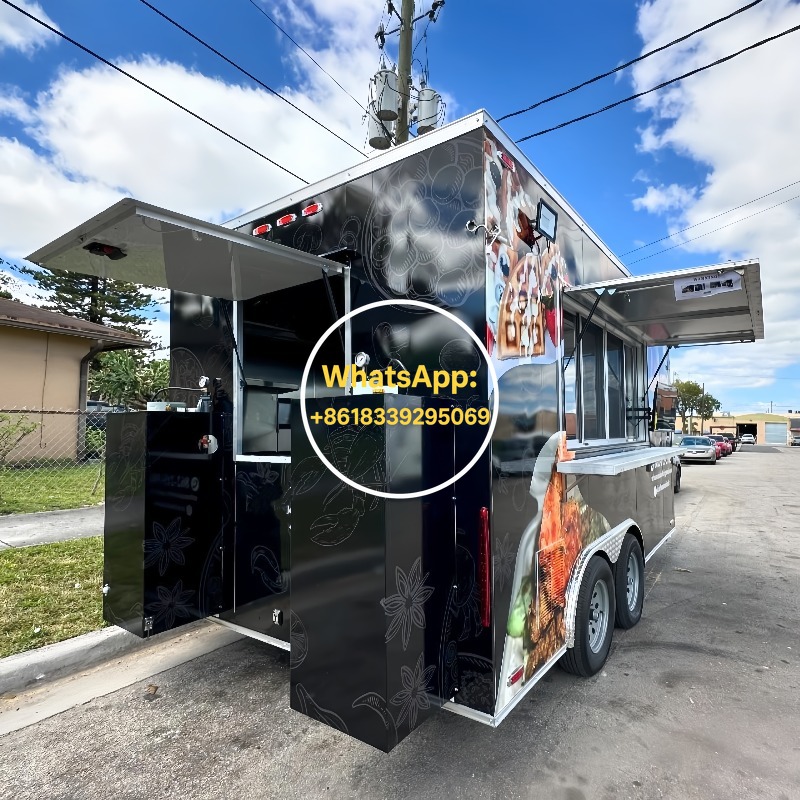 Mobile Food Trailer Fast Food  - огляд і ціна Commercial Kitchen Trailer