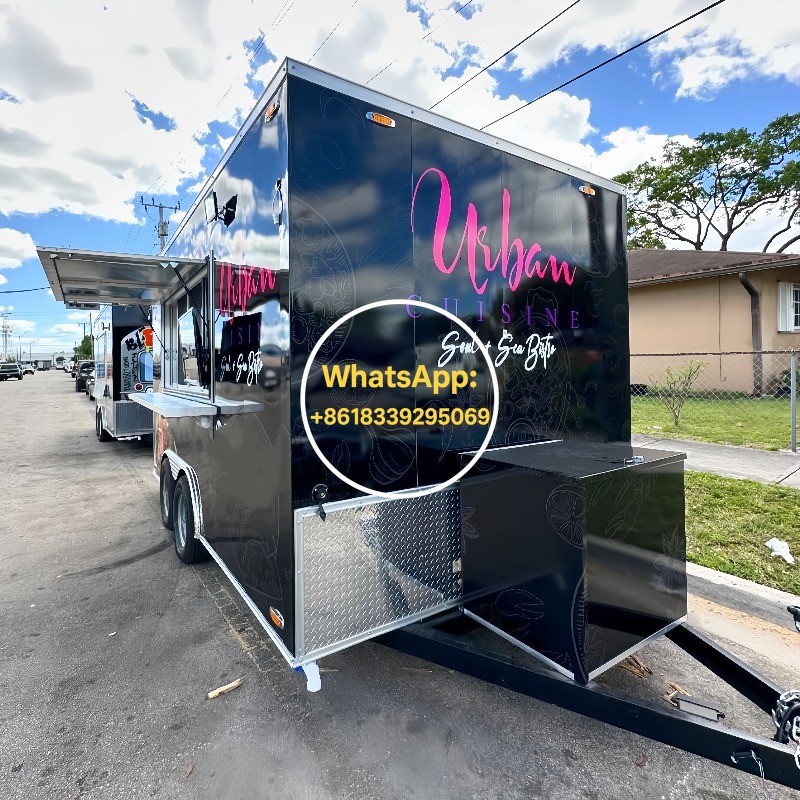 Mobile Food Trailer Fast Food  - огляд і ціна Commercial Kitchen Trailer