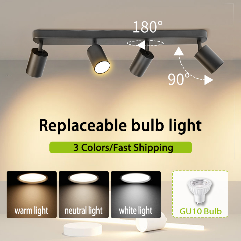 GU10 LED Track Light Spotlight - огляд і ціна Commercial Kitchen Ceiling