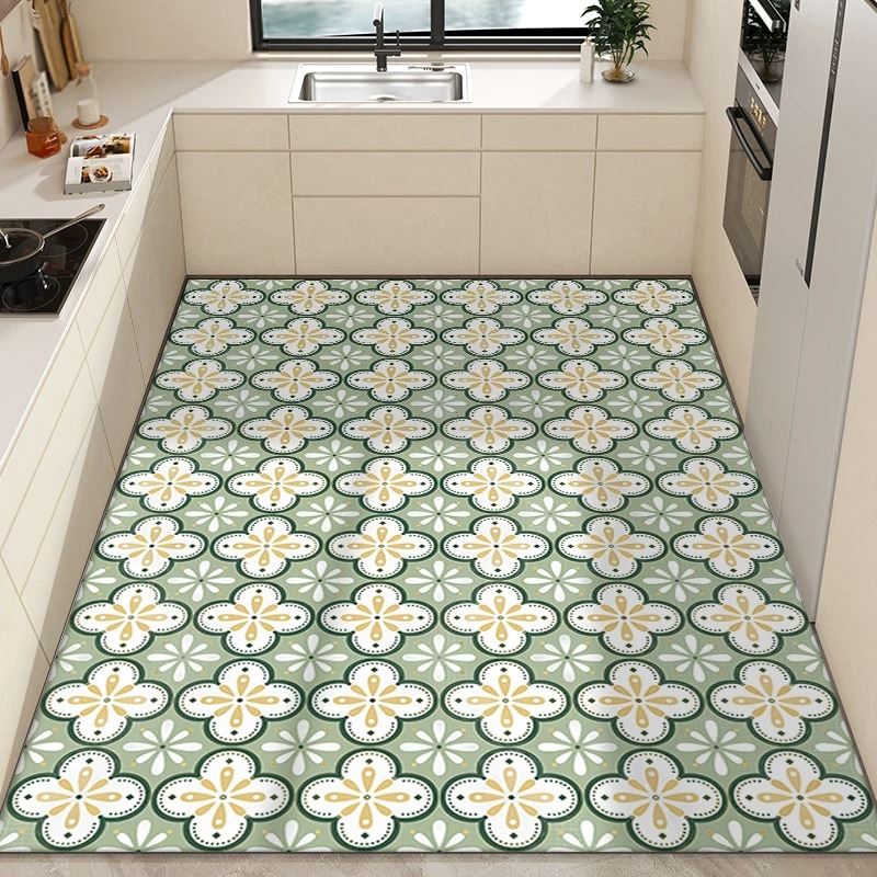 Kitchen Carpet PVC Waterproof  - огляд і ціна Commercial Kitchen Tile Flooring