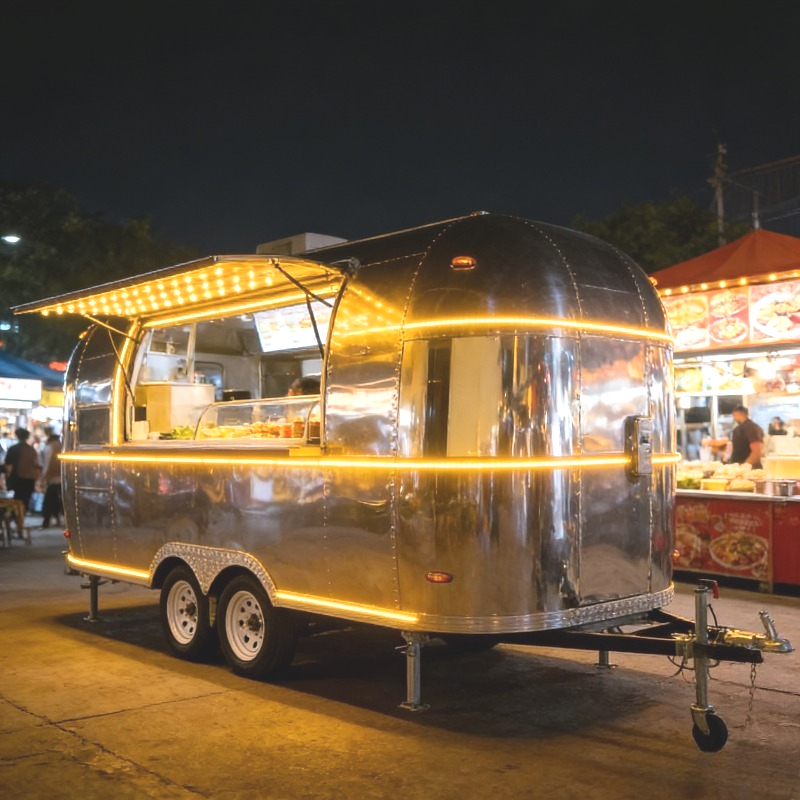 4WD Food Trailer Fully Equippe - огляд і ціна Commercial Kitchen Trailer