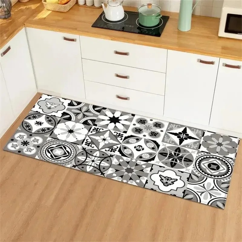 Blue Yellow Vintage Tile Colla - огляд і ціна Commercial Kitchen Tile Flooring