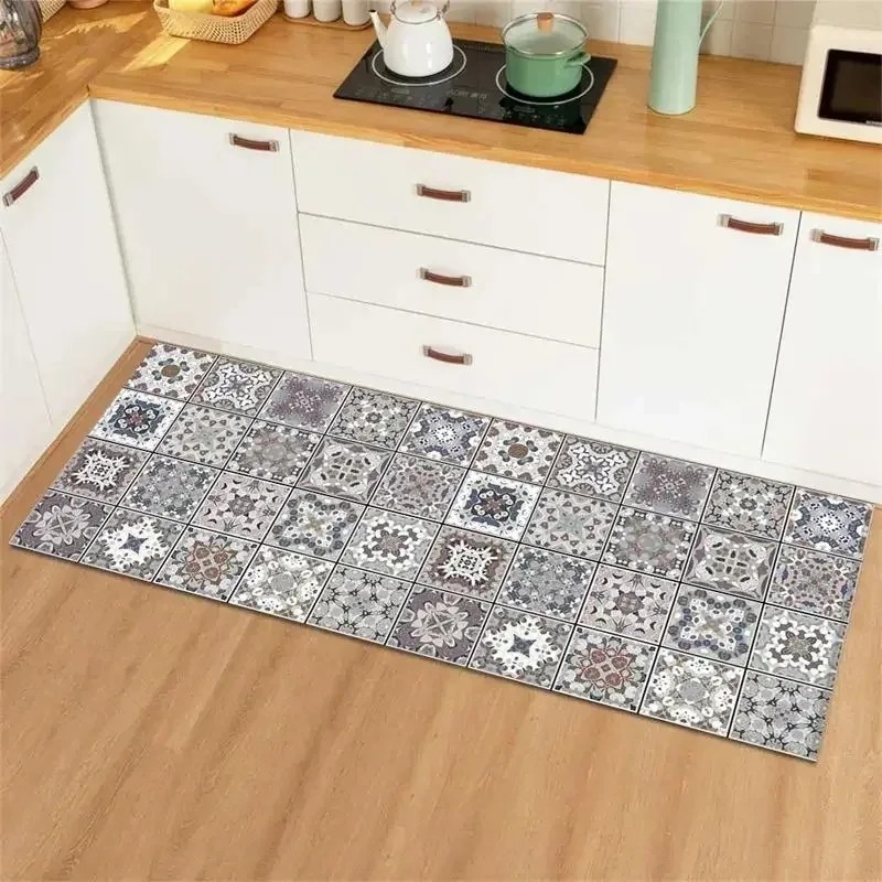 Blue Yellow Vintage Tile Colla - огляд і ціна Commercial Kitchen Tile Flooring