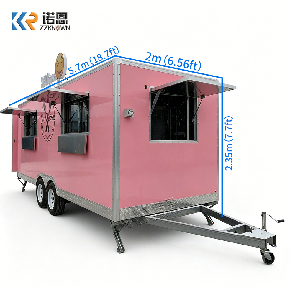 High Quality Food Truck Commer - огляд і ціна Commercial Kitchen Trailer