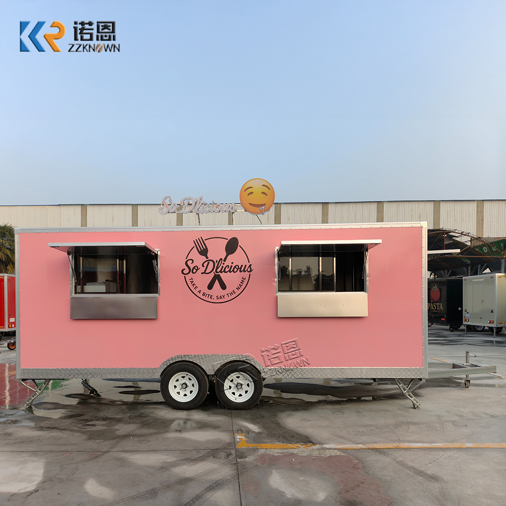 High Quality Food Truck Commer - огляд і ціна Commercial Kitchen Trailer