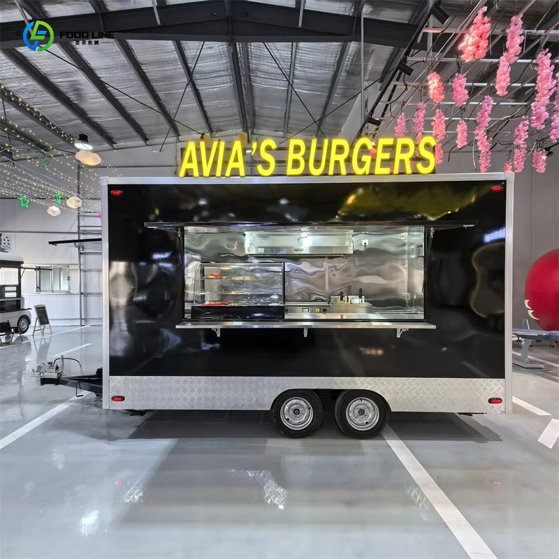 Mobile Food Trailer Commercial - огляд і ціна Commercial Kitchen Trailer