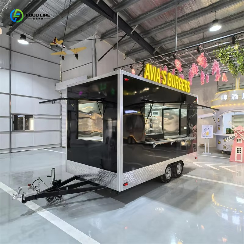 Mobile Food Trailer Commercial - огляд і ціна Commercial Kitchen Trailer
