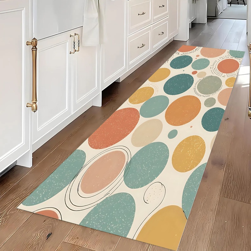 Geometric Tile Runner Rug Anti - огляд і ціна Commercial Kitchen Tile Flooring