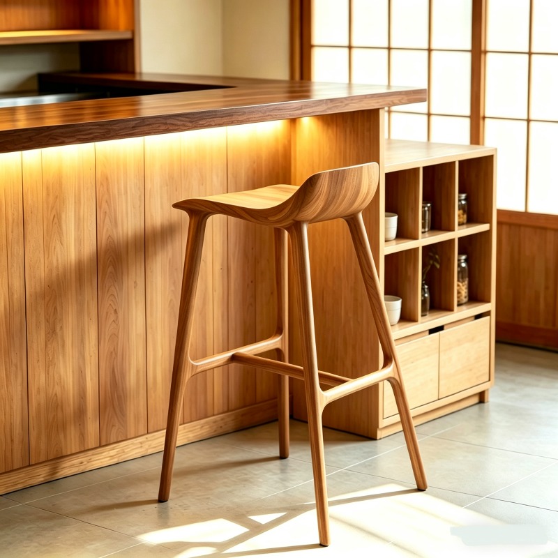 Wooden Save Space Bar Stools S - огляд і ціна Commercial Kitchen Interior