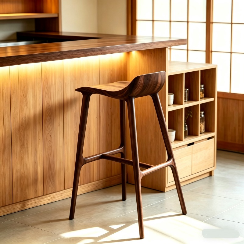 Wooden Save Space Bar Stools S - огляд і ціна Commercial Kitchen Interior